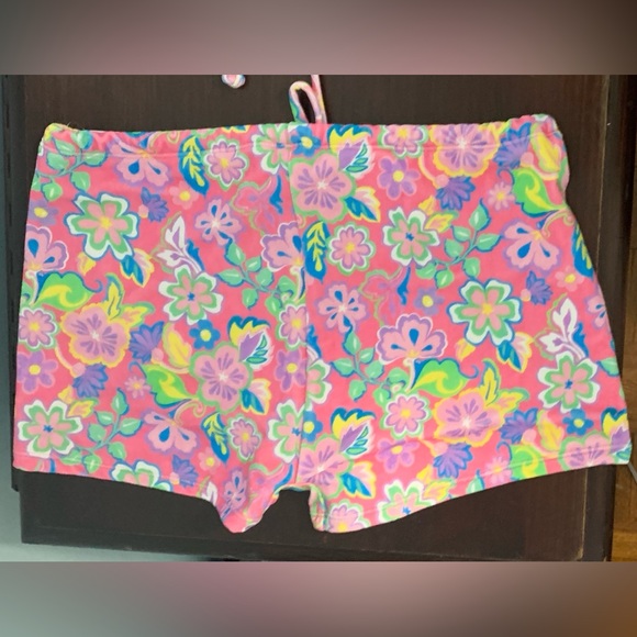NWT_Pink Floral Boyshort Bikini Bottoms__NWT - Picture 5 of 9